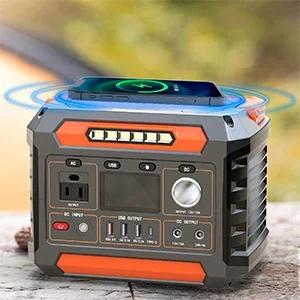 Outdoor wireless charging station 260w 520w 110v 220v portable solar bank