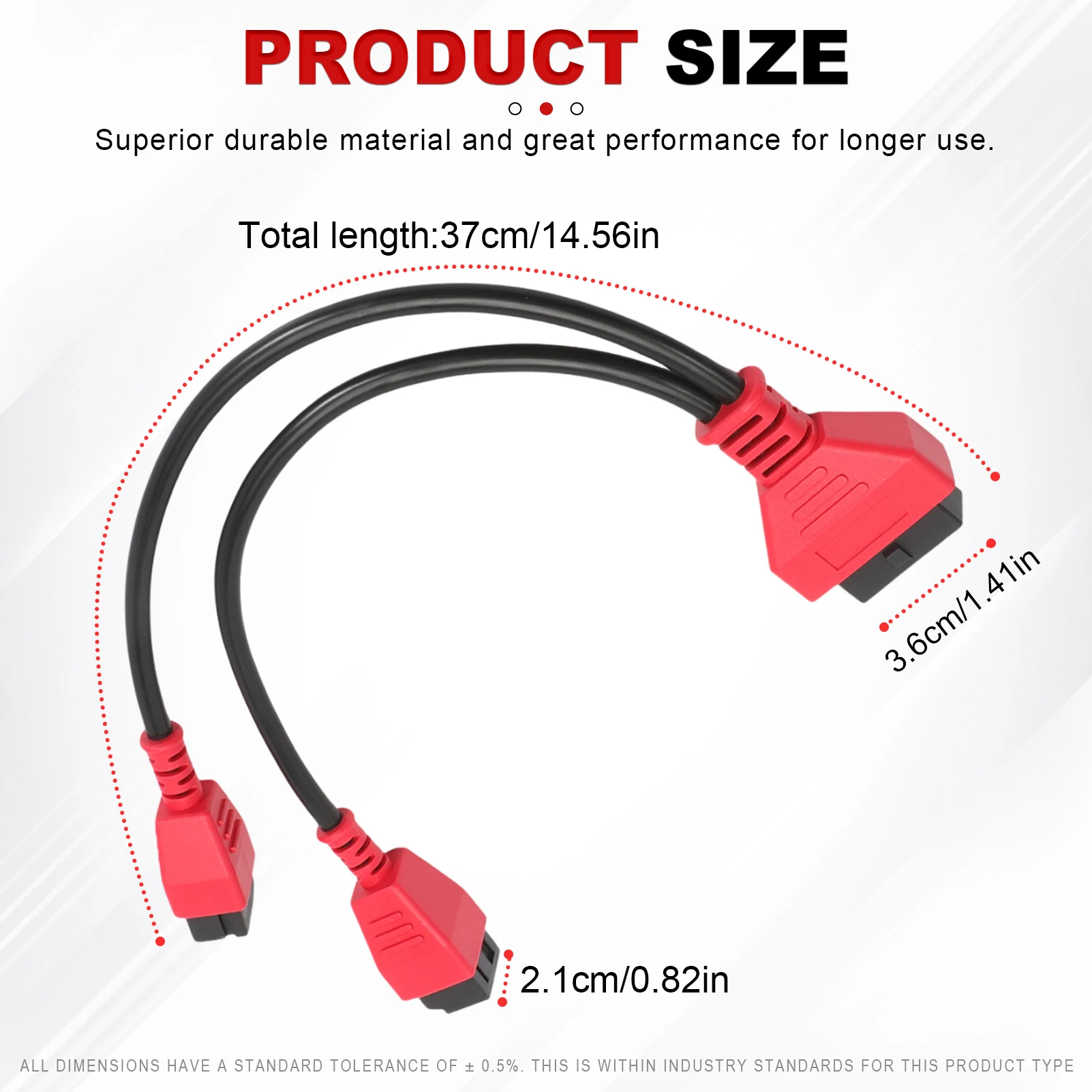 Picture 6: 12+8 FCA Programming Cable for Chrysler Security Gateway Module OBD2 Scanner Universal Adapter Cable Used With Autel Launch