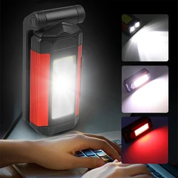 LED Work Light Rechargeable Magnetic Portable Mechanic Worklight Battery Powered,Bright for Car Repairing, Camping, Hiking, Gift