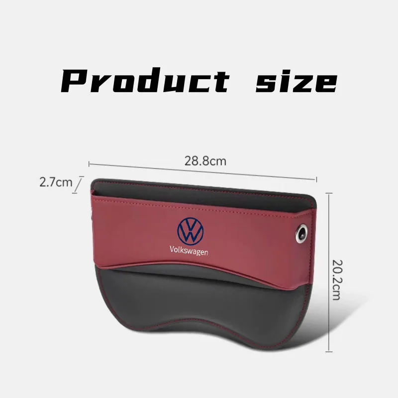 Multifunction Car Seat Gap Organizer Storage Box For VW GTI Polo Golf Passat Tiguan Arteon Touareg Taigo Caddy Polo Scirocco