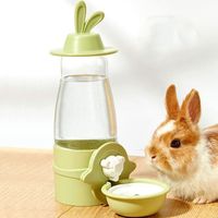 Leakproof Pet Water Dispenser Anti-Splash 600ml Automatic Water Feeder Hanging Design No Spill Drinking Fountain
