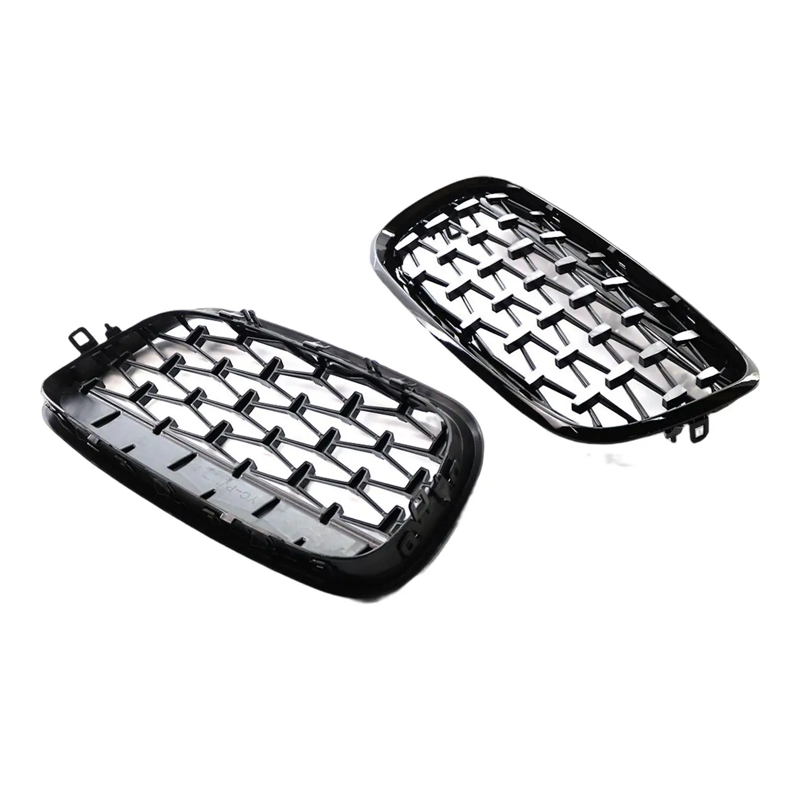 Front Kidney Grill Diamond Star Shaped for BMW x5 E70 08-13 Easy to Install