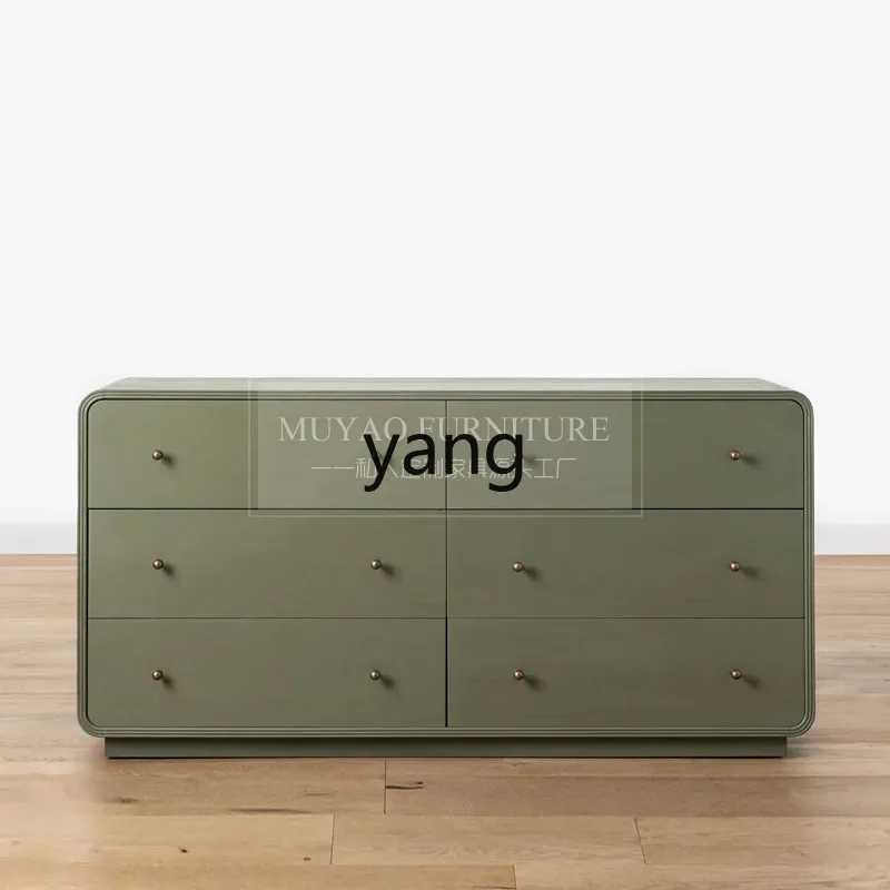 

LTT French retro bedroom solid wood chest storage living room dining side cabinet entrance cabinet