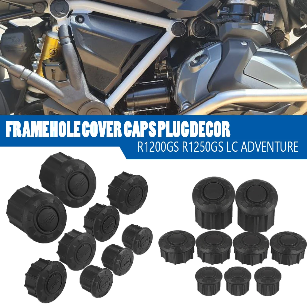 Bouchons de trou de cadre de moto, bouchon de couverture, BMW R1250GS R 2023 GS GS1250 LC Adventure ADV, TE Rallye exclusif, 2020, 2021, 2022