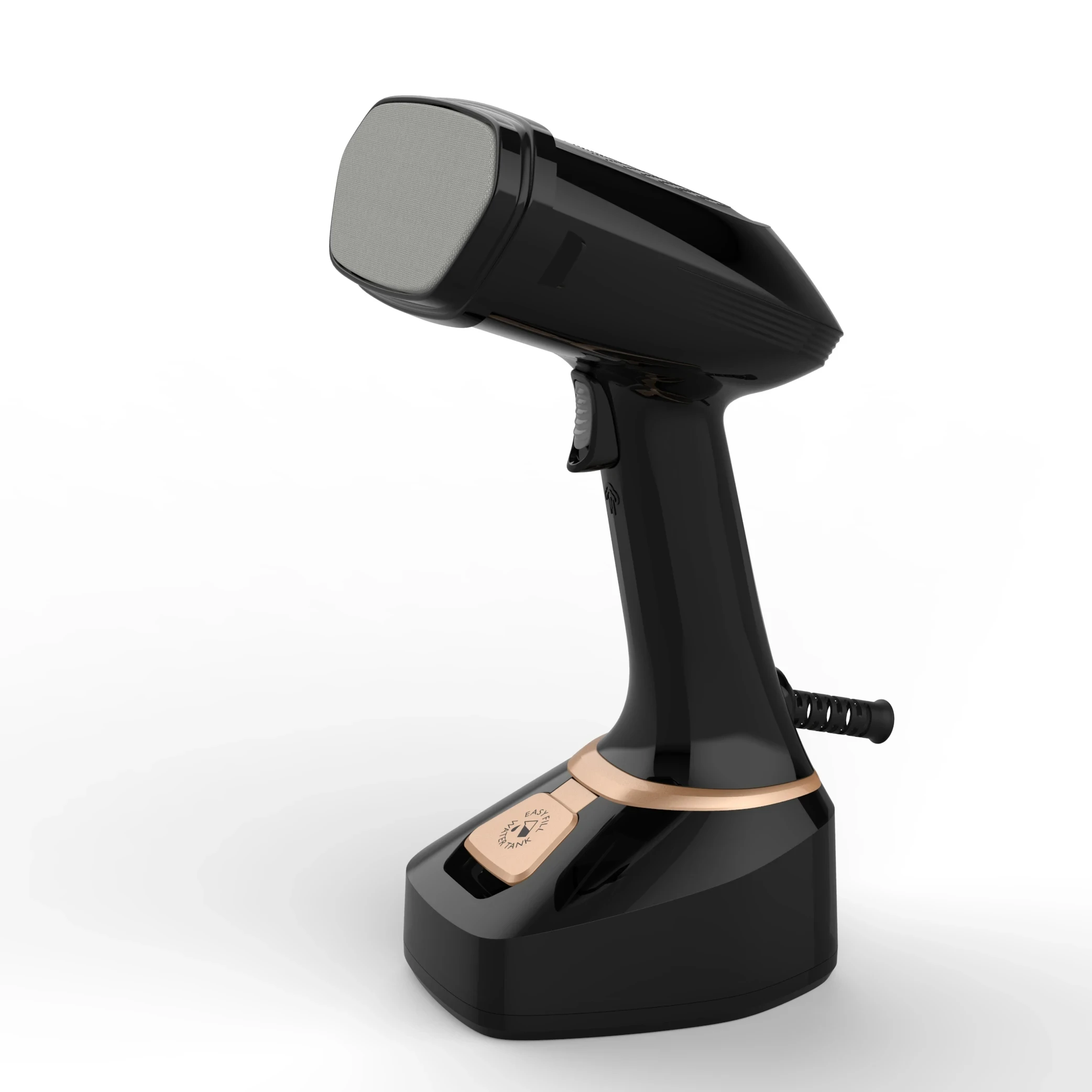 مكواة بخار للملابس المحمولة - مكواة بخار للسفر محمولة مع إيقاف تلقائي وشاشة LCD (1200 وات تسخين سريع، خزان 100 مل، تصميم مدمج)