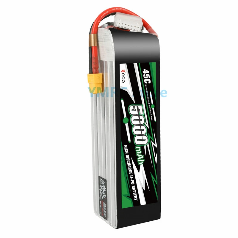 Gens ACE 5000mAh 45C/75C 5S/6S 18.5V/22.2V Lipo Battery With XT60/XT90 Plug for Aircraft FPV Racing Drone