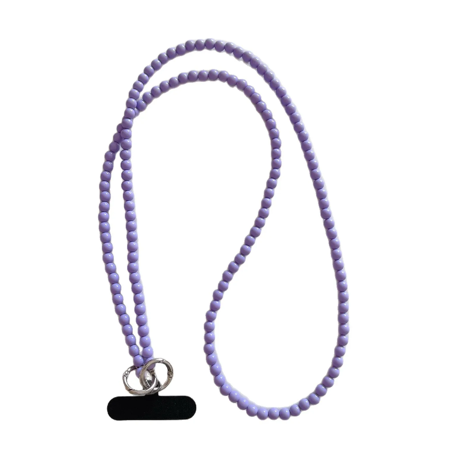 الحلوى الملونة الهاتف المحمول Crossbody يمكن تعليقها على حقيبة قطاع المفاتيح مكافحة خسر قلادة ظهره حزام قطري حبة الحبل #6