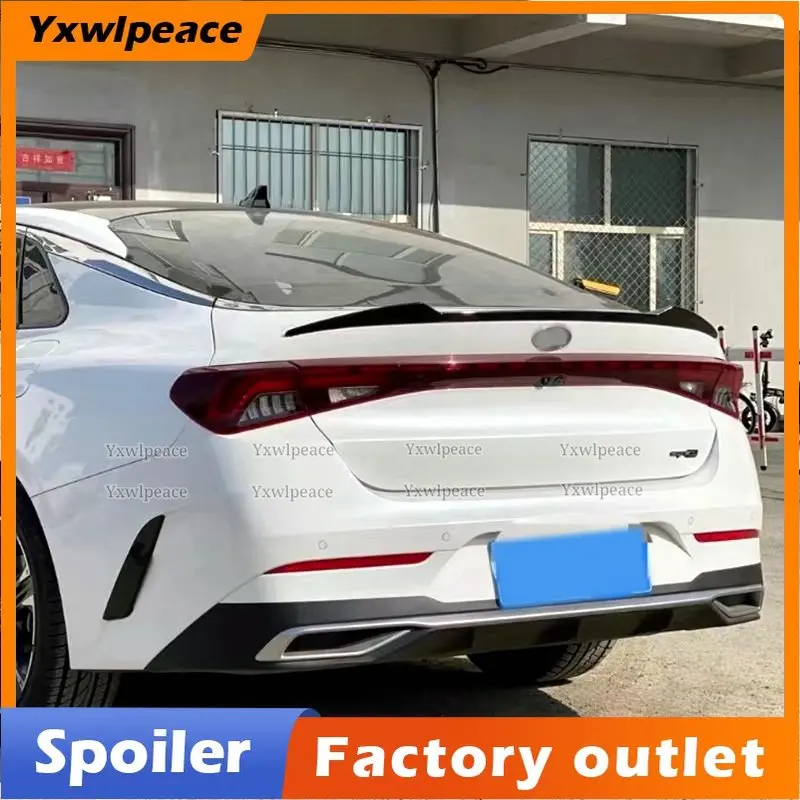 

For Kia K5 Optima Spoiler 2020 2021 2022 High Quality ABS Material Unpainted Color Rear Trunk Lip Spoiler Body Kit Accessories