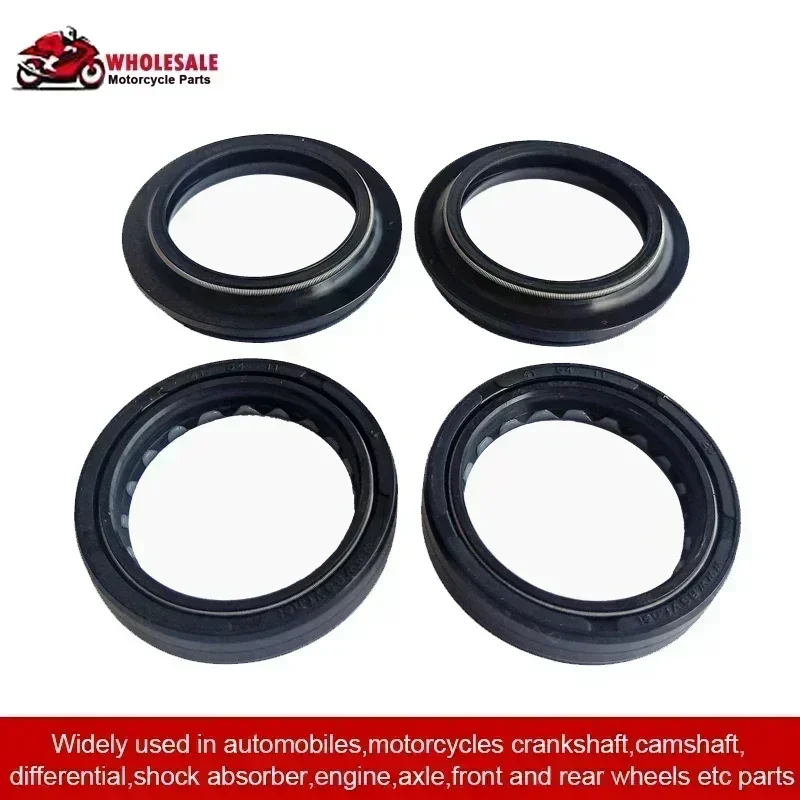 

2pc/4/8pc 41x54x11 41 54 11 Front Shock Fork Damper Shaft Oil Seal Dust Cover For HONDA CB750 F2 CB 750 Nighthawk 1990-2002 2003