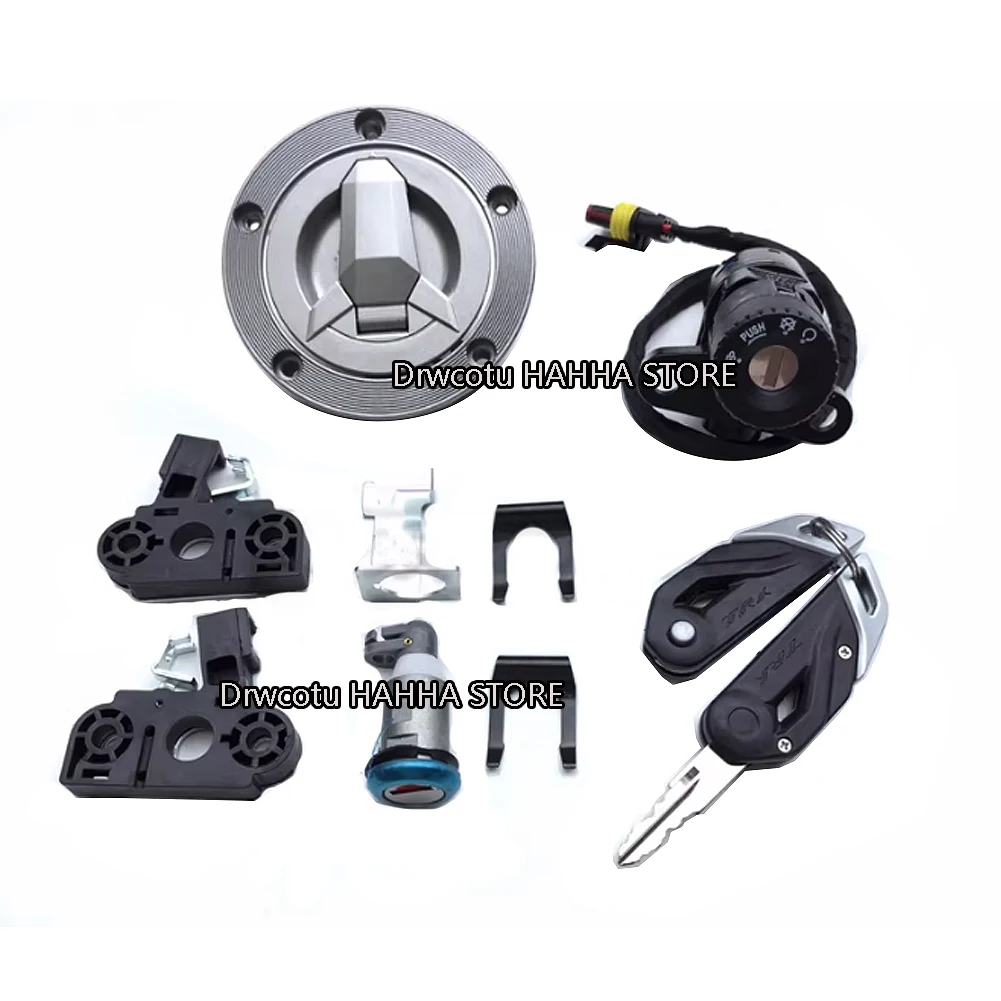 Motorcycle For Benelli TRK702 TRK 702 X TRK702X BJ700-5F Ignition Switch Lock Fuel Gas Cap Tank Cover Seat Lock Key Set
