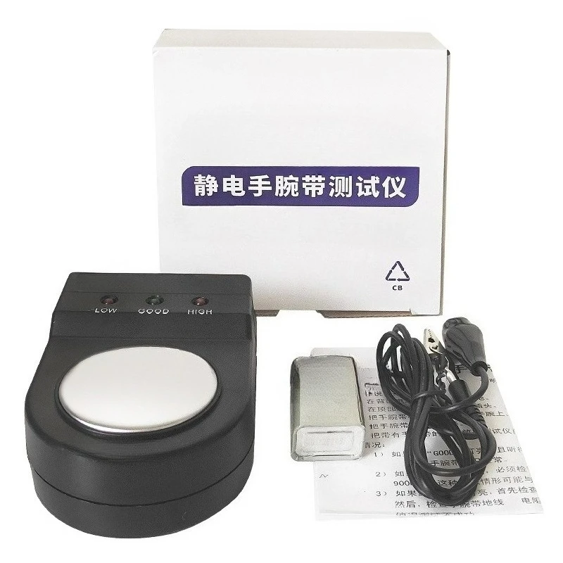 Anti-static wristband tester