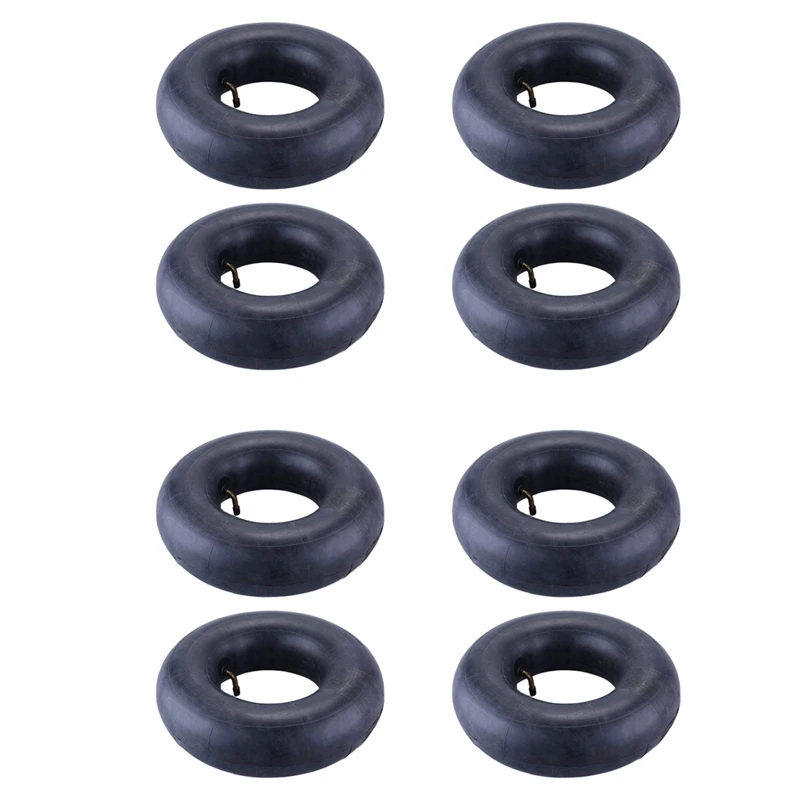 8Pc 13X5.00-6 Replacement Inner Tube For Wheelbarrows Snow Blowers, Wagons,Tractors And More, With TR87 Bent Metal Valve