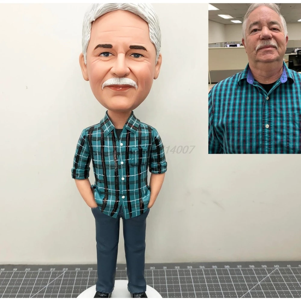 Clay Doll Bobbleheads 3D Sculptures Figurines Statue Customized ,Bespoke Gift For Girlfriend,Personalized With Photos