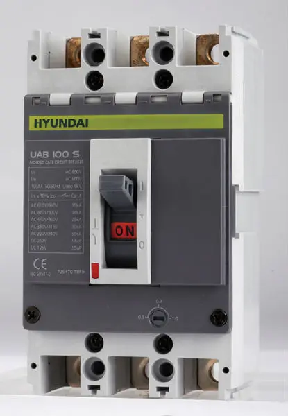 Original Genuine HYUNDAI Hyundai, Molded Case Circuit Breaker UAB100S 100A 3P