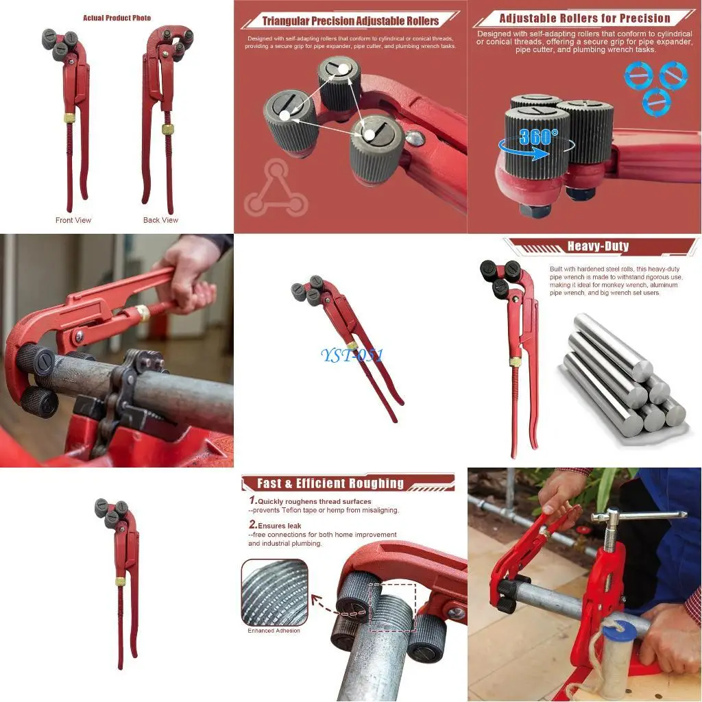 

E15A Manual Water Pliers Quick-Release Plumbing Pliers Pipe Wrench Adjustable Water Pipe Clamp Pliers Hand Tool