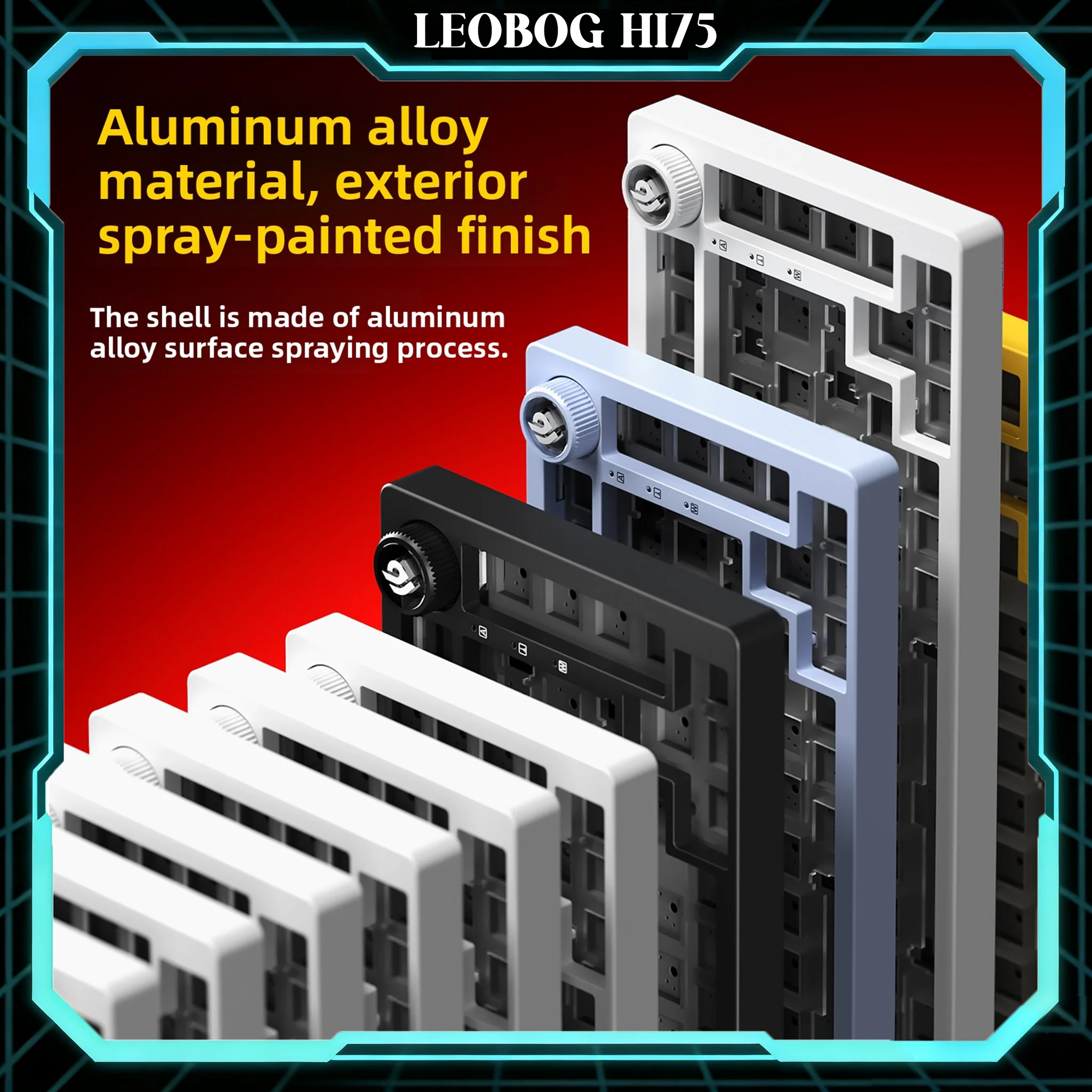 LEOBOG Hi75 CNC Aluminum Kit M - Gaming Keyboard Thocky ulasan dan harga