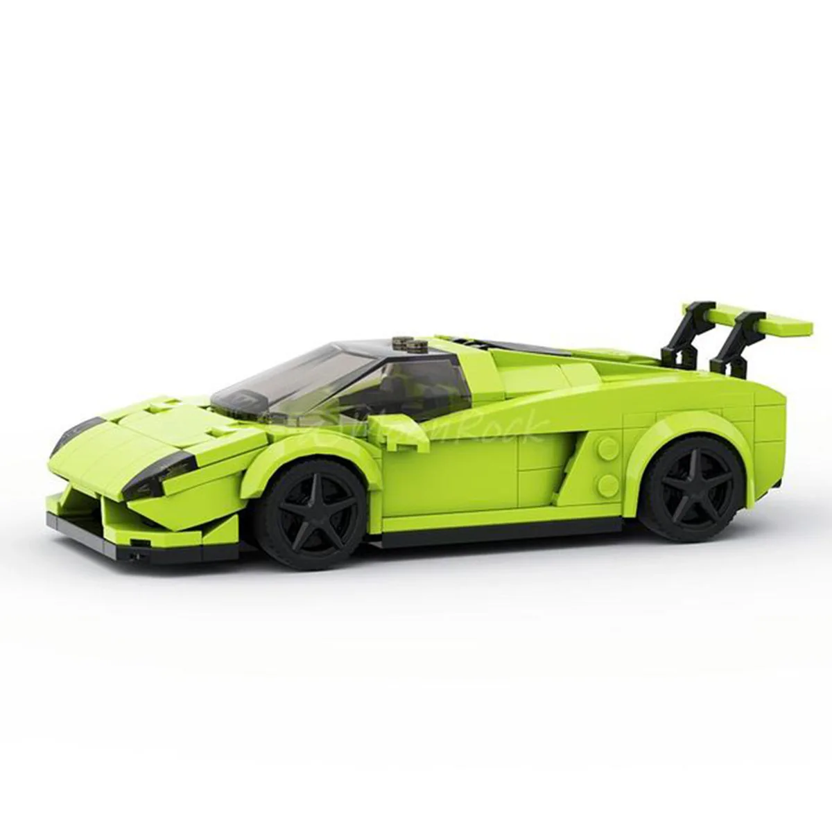 MOC Speed Champions-coche técnico Lambos Gallardos LP-560, supercoche, juegos de bloques de construcción, juguetes para niños, regalos para adultos, navidad, cumpleaños