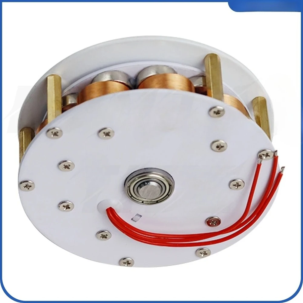 for 50w Mini Disc Iron Core Generator Strong Magnetic Low Speed Multi-pole Three-phase AC Generator 100-650RPM