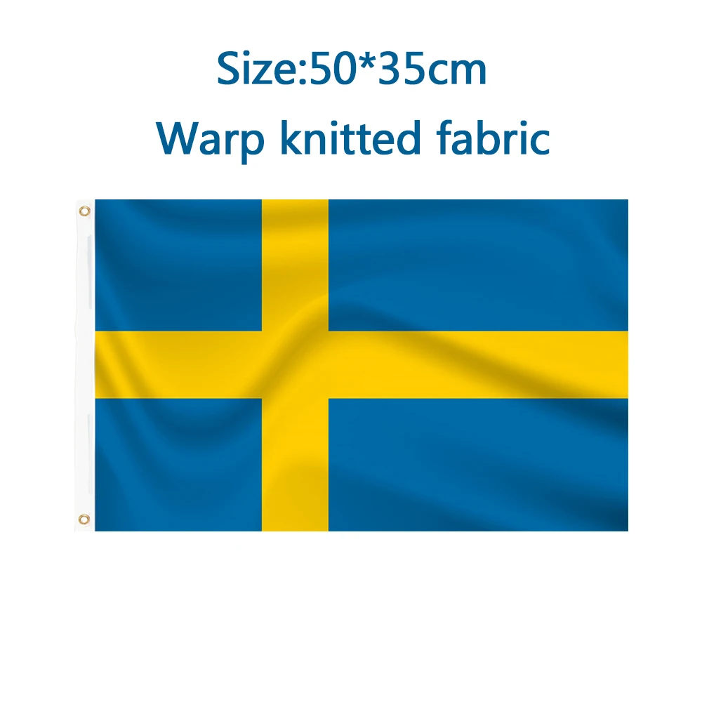 

Flagnshow Warp knitted fabric Sweden Flags