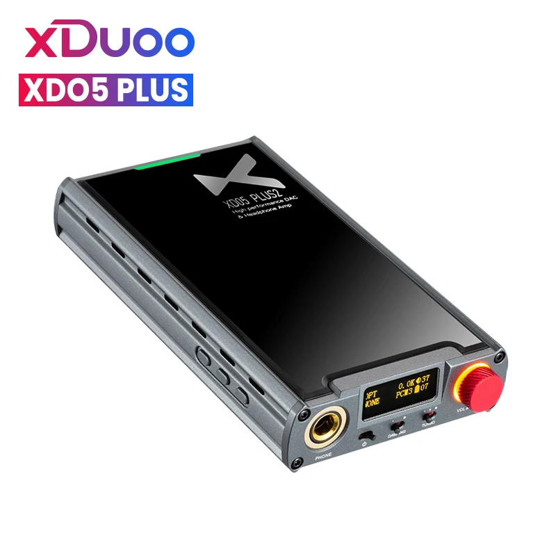 XDUOO XD05 PLUS 2 Portable DAC Headphone Amplifier AK4493SEQ PCM384Khz DSD256 MQA Bluetooth 5.1 UAC1.0 UAC2.0 Decoder Amplifier