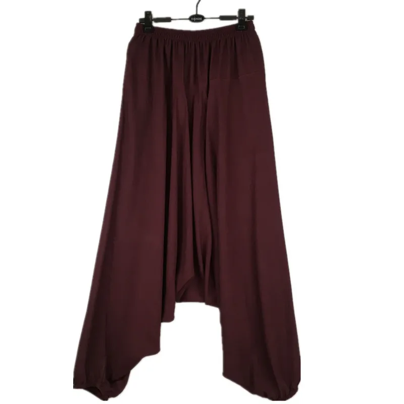 2026 Spring men\'s cross pants,plus size M-5XL casual pants, dancing trousers,Harem wide leg Pants,bloomers casual trousers