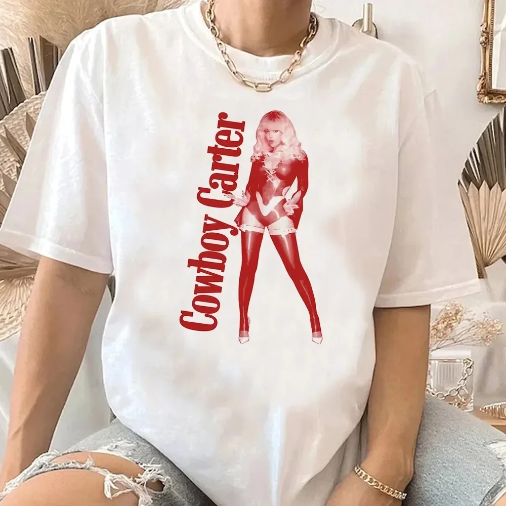 

Beyonce Cowboy Carter shirt female Graphic anime 90S Pastel Retro tshirt Comfortable Digital Pop Culture Punk Pastel Classic
