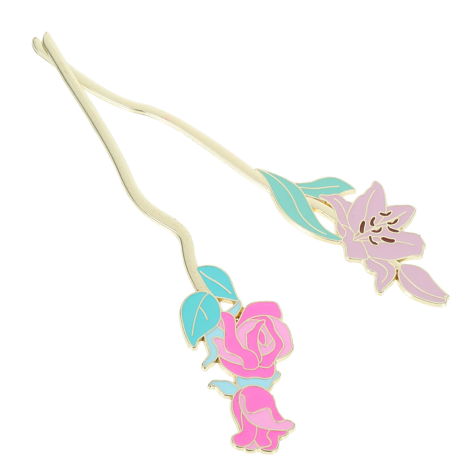 

2pcs Floral Bookmarks Cute Flower Design for Reading Lovers Metal Elegant Teacher Gifts Books Page Holder Student Supplies