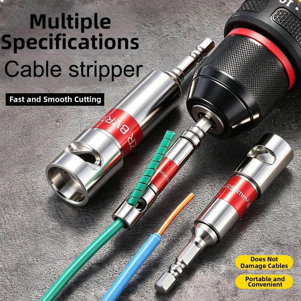 Simple Wire Stripper Hex Base For Rapid Wire 70-95mm Square Consistent Tool For Factory For Workshop Environments