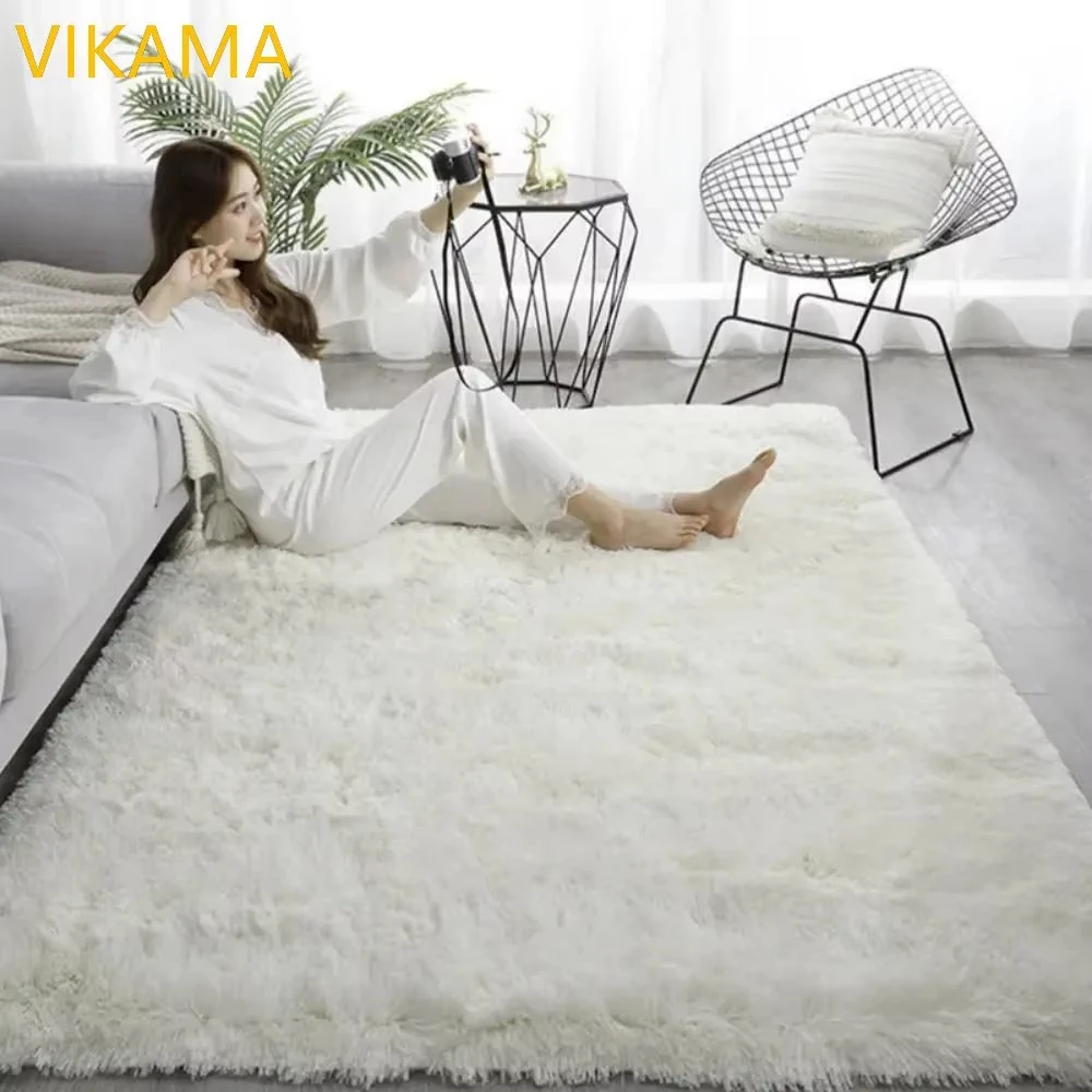 

Vikama Woolen Luxurious Soft Floor Mat, Suitable For Bedside Rugs In Bedrooms, Sofa Foot Mats And Home Decoration Carpets.