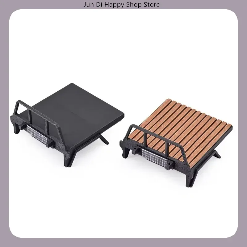 SCX30 Plastic Hunting Rear Bed + Gray/Wood Grain Decorative Panel for Takuma