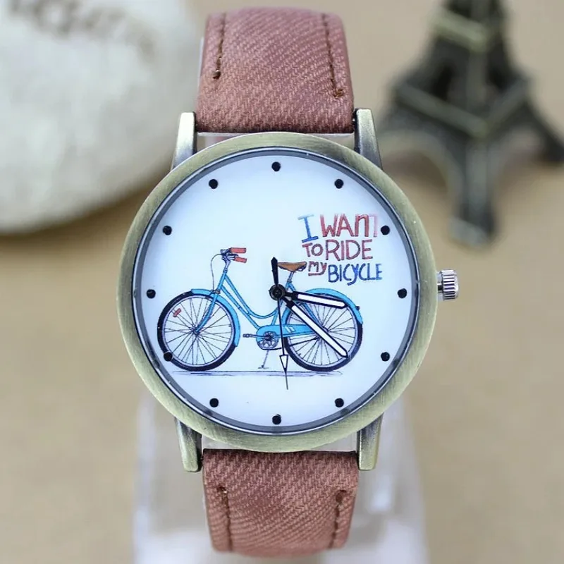 Women Watch Jean Fabric Leather Strap Ladies Casual Quartz Watches Relogio Feminino Relojes Para Damas Часы Женские Наручные