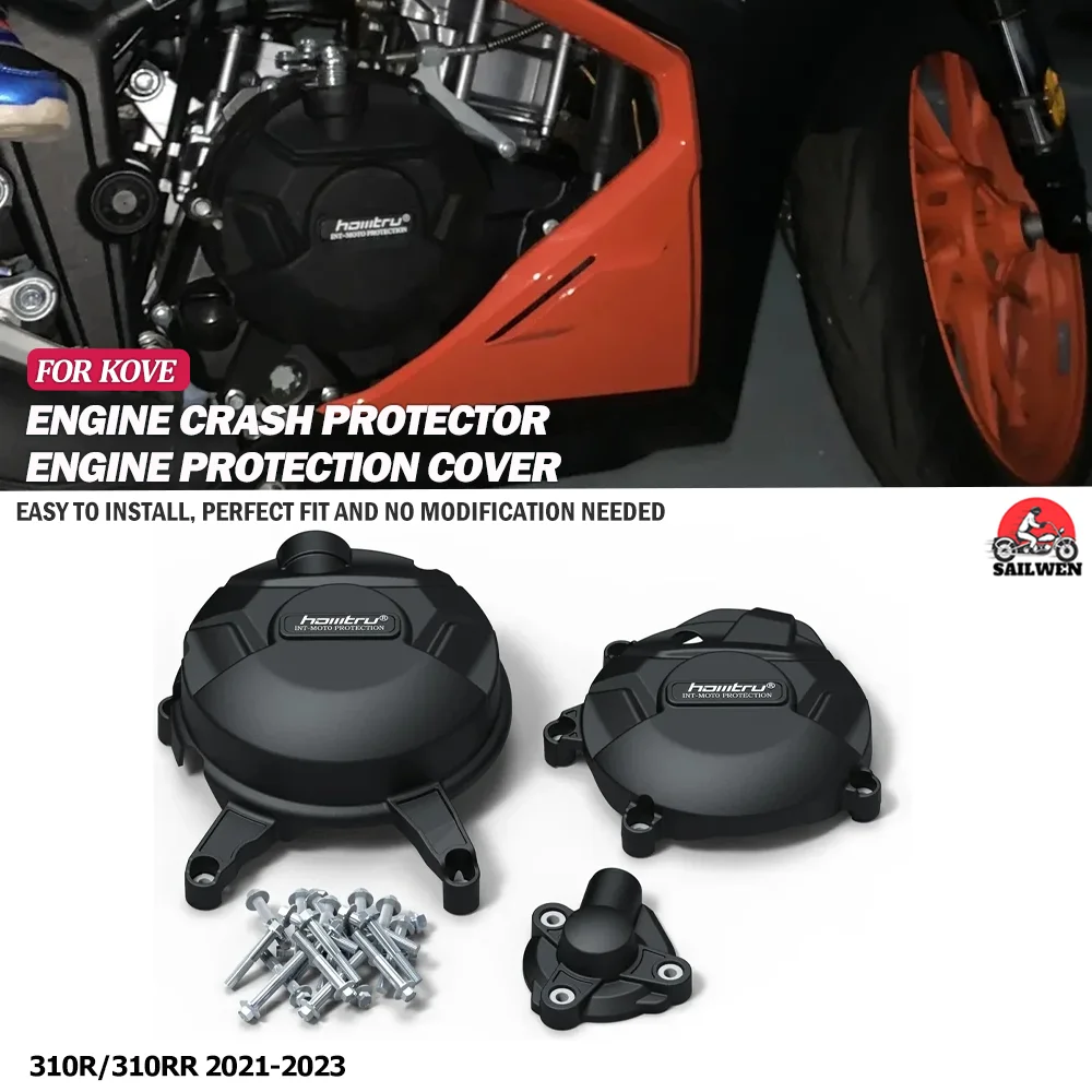 

Для KOVE 310R 310RR 2021-2023 комплекты крышек двигателя мотоцикла, защита капота, крышка двигателя