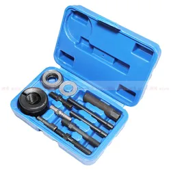 Car Power Steering Pump Pulley Remover Installer Tool Kit Automotive Puller Removal Set for GM, Ford, Chrysler Truck