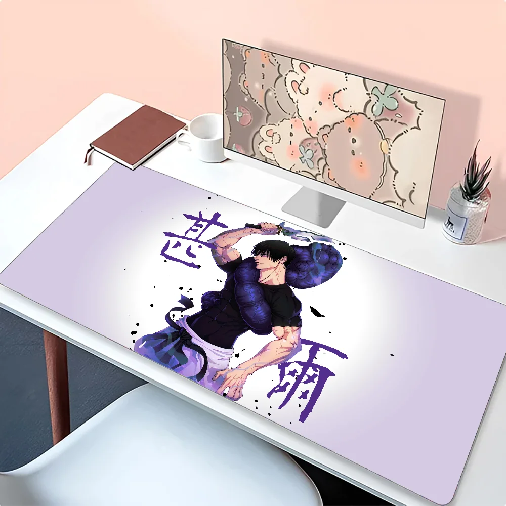 Anime J-Jujutsu Kaisen Fushiguro Toji Mousepad Mouse Mat Desk Mat With Pad gaming accessories Prime Gaming XXL Keyboard Pad