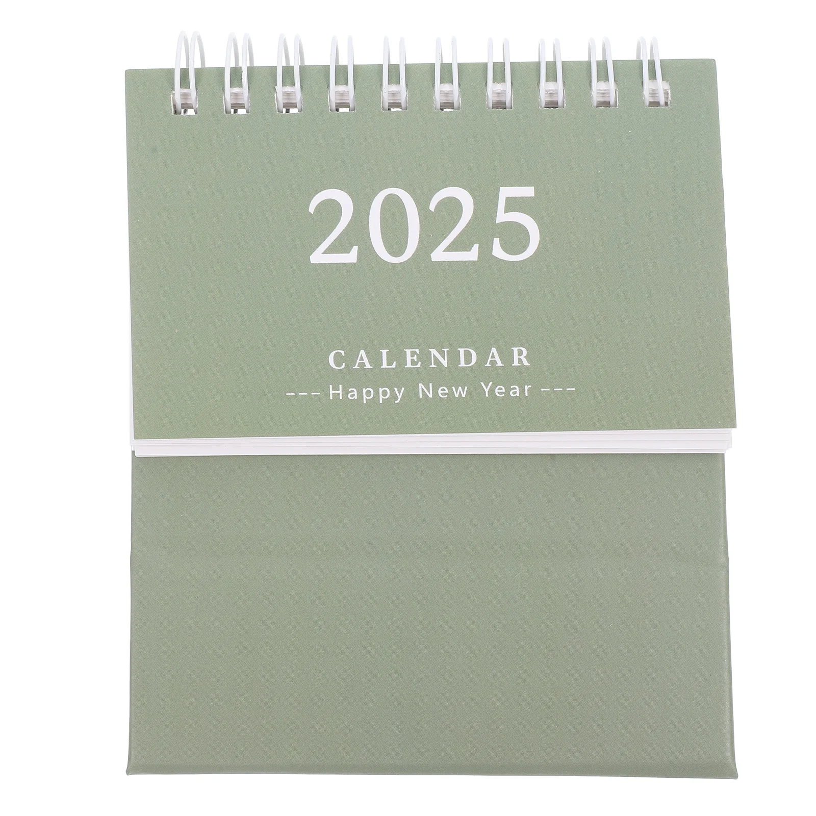

Мини-настольный календарь 2025 с мультяшным дизайном, складной, для рабочего стола, ежемесячный, еженедельный, ежедневный планировщик, декор для офиса и дома