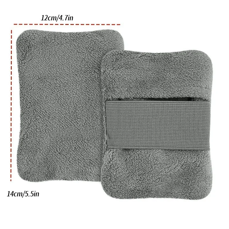 1/2Pcs Beach Sand Remover Gloves Ultra Soft Microfiber Sand Wipes with Elastic Strap Reusable for Beach Pool Camping Travel
