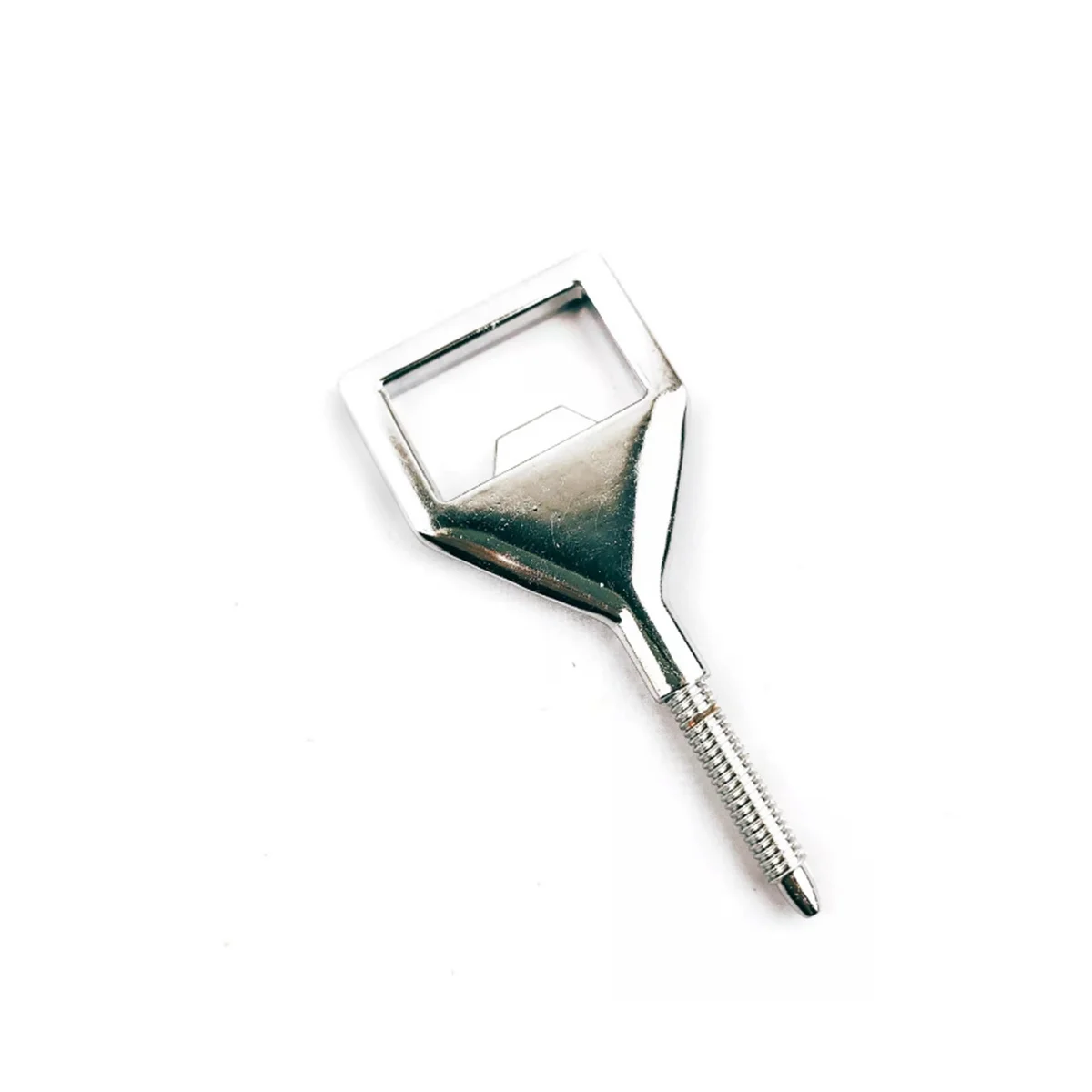 Garrafas de metal abridor Kits, DIY, em branco, aço inoxidável, inserção de cerveja, abridor quadrado, 8 Pack