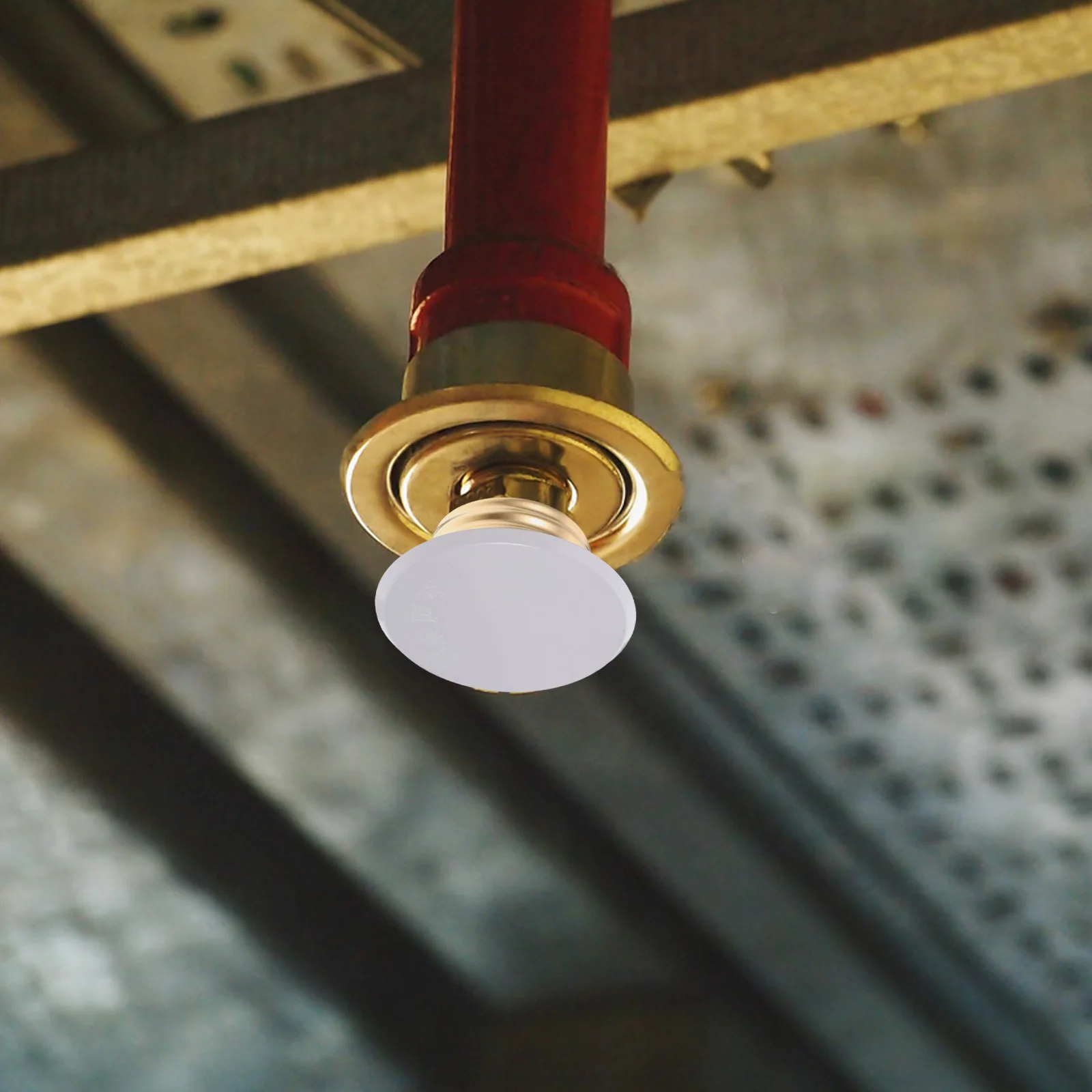 Wall-Mounted Concealed Fire Sprinkler Cover Plate Aesthetic Design Damage Protection Durable Long-Term Performance