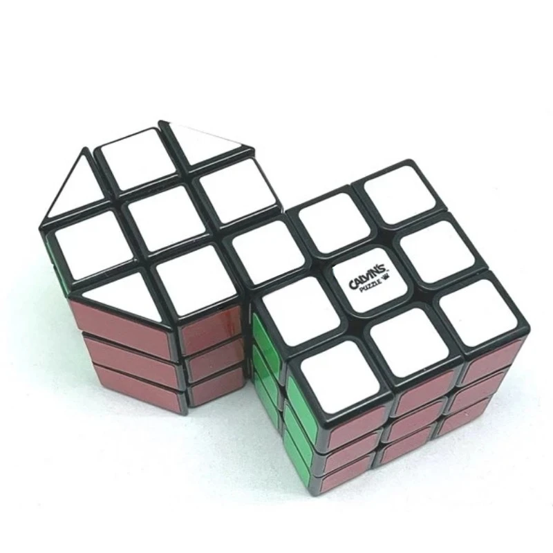 Calvin's Puzzle 3x3 Conjoint Cube Benjy Siamese Octagon I (side By Side) Black Body Children's Educational Toy Games and Puzzles