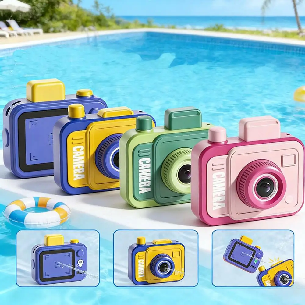 Camera Water Blaster,2Way Squirt Gun Shoots Forward & Backward,Funny Reverse Water Blaster for Adult,Office Prank & Outdoor Game