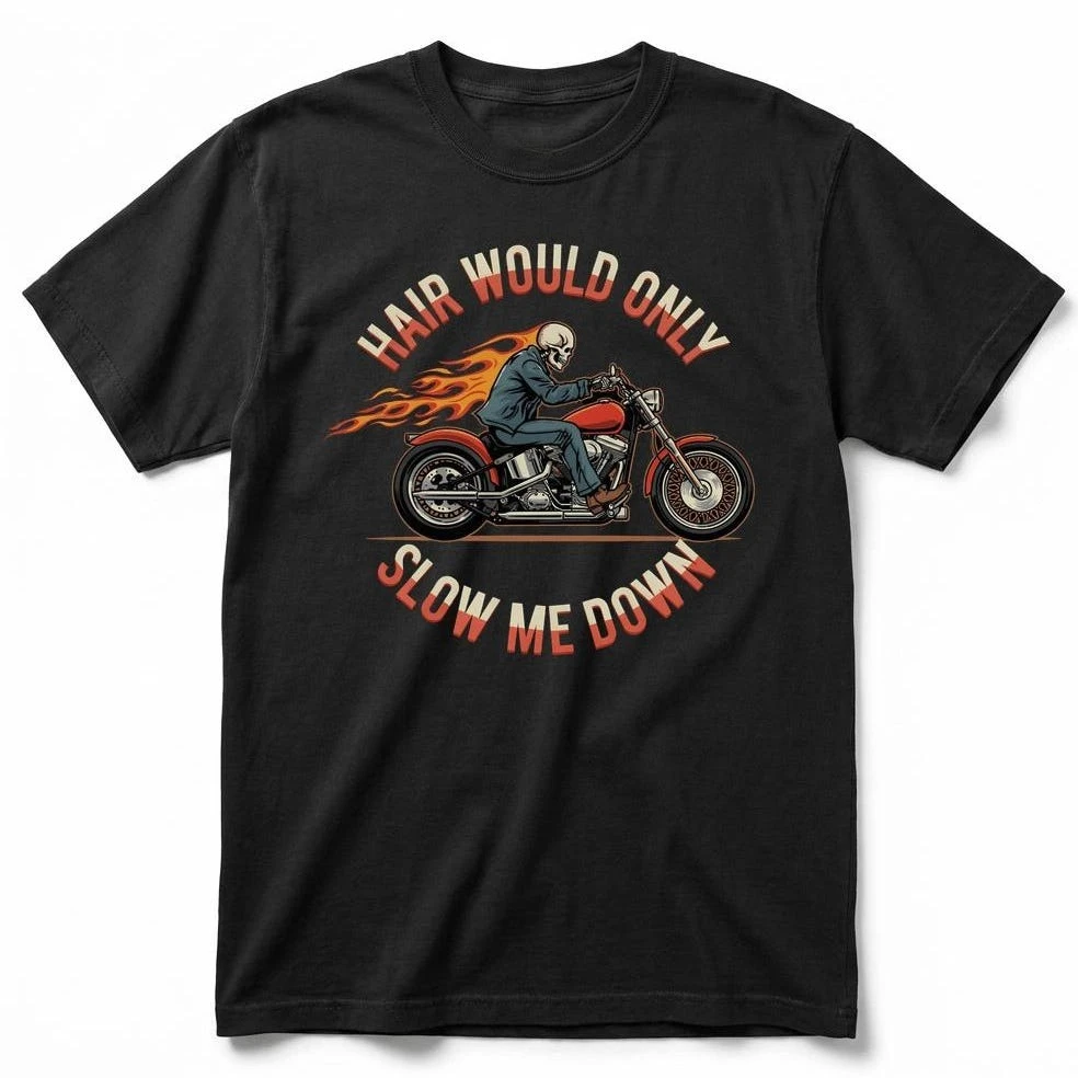 Hair Would Only Slow Me Down T-Shirt Summer Mens Tracksuit O-Neck Pullover Top Breathable Sportswear Harajuku Fashion Streetwear