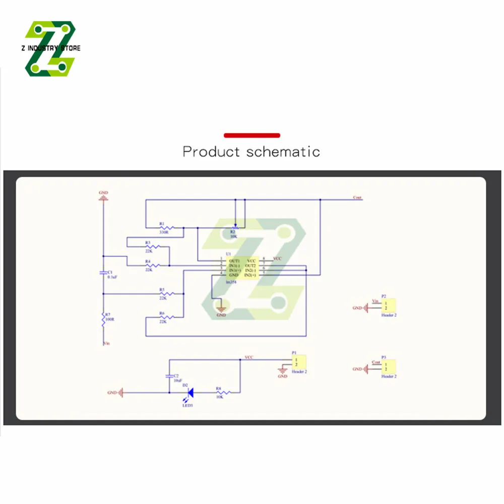 Voltage To Current Module 0-5V to 0 -20mA Current Transmitter Signal Converter Module