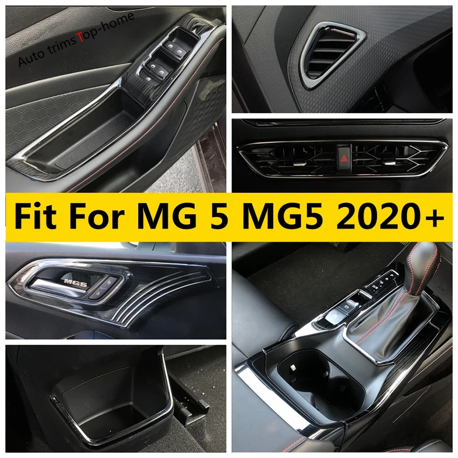 

Window Lift Button / Dashboard Air Conditioning Outlet Vent / Headlights Switch / Storage Box Cover Trim For MG 5 MG5 2020 2021