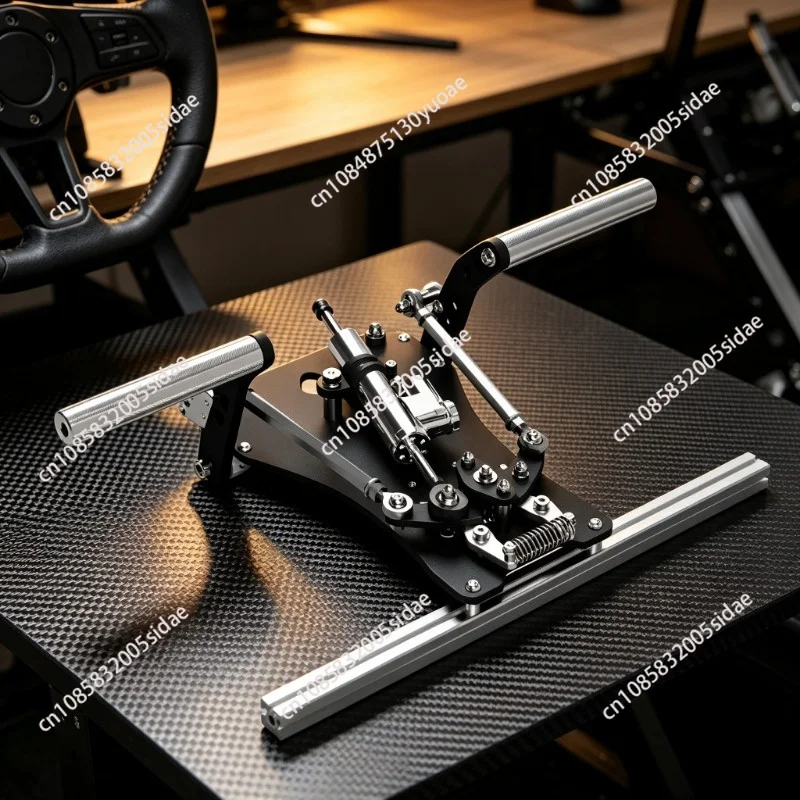 Rudder Pedals High Precision Durable Compact Heavy Duty Sturdy Reliable SN1 Sensor Simplayer for Flight Simulator