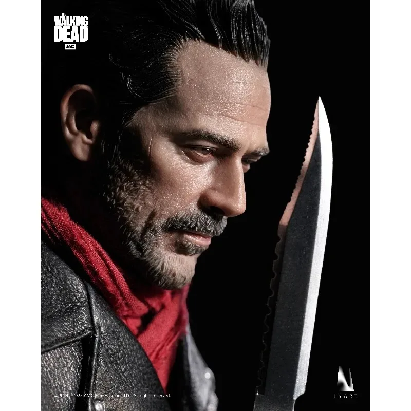 Brand New In Stock INART The Walking Dead Season 8 Negan Smith Movable Collectible Action Figure Model Toys Gifts For Fans view 4
