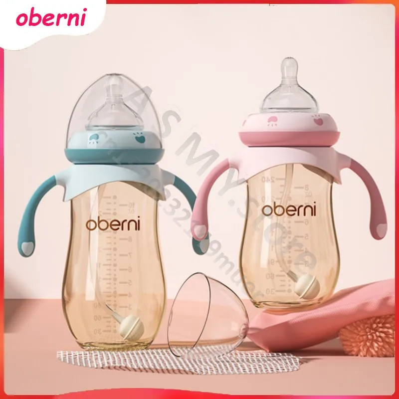 Oberni newborn / large baby PPSU 240ml / 300ml large capacity bottles for 0 to 3 years old baby