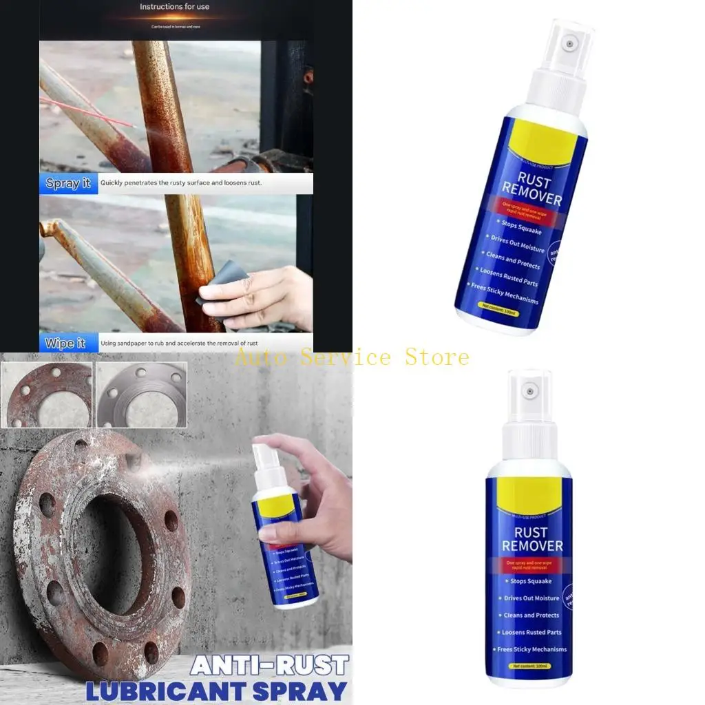 462A Heavy Duty Rust Remover Liquid For Automotive Care Forms Protective Layer Against Moisture Rust Eliminators Solutaion