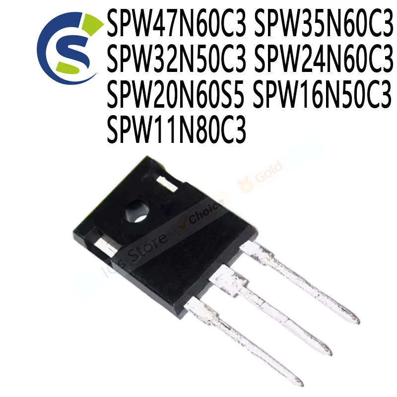 5PCS 47N60 47N60C3 35N60C3 24N60C3 20N60S5 TO-247 SPW47N60C3 SPW35N60C3 SPW32N50C3 SPW24N60C3 SPW20N60S5 SPW16N50C3 SPW11N80C3