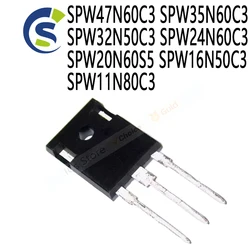 5PCS 47N60 47N60C3 35N60C3 24N60C3 20N60S5 TO-247 SPW47N60C3 SPW35N60C3 SPW32N50C3 SPW24N60C3 SPW20N60S5 SPW16N50C3 SPW11N80C3