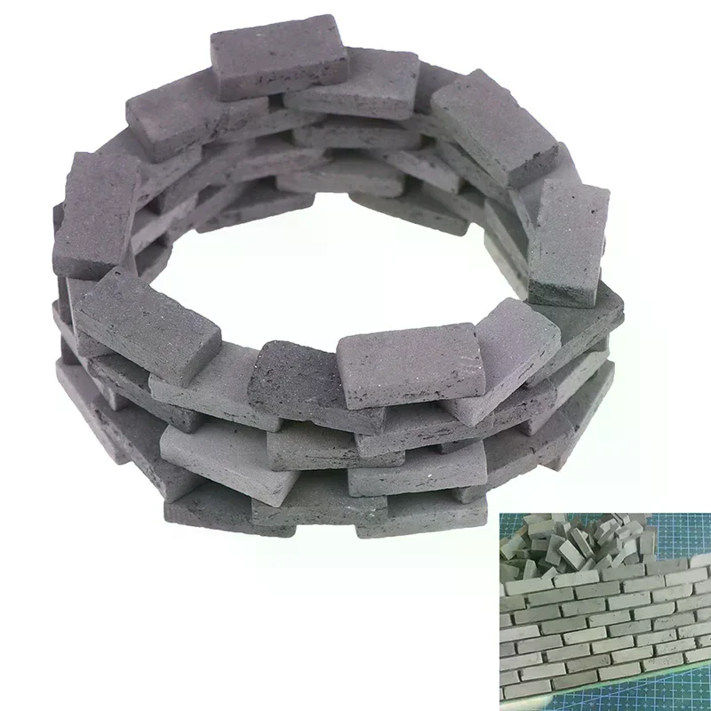 50/70pcs 1:16 Simulation Brick Diy Sand Table Landscape Scenery Building Toy High Quality Durable